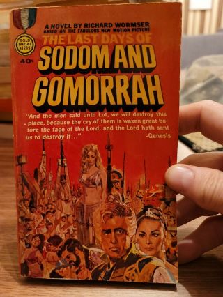 Last Days Of Sodom And Gomorrah By Richard Wormser 1962 Pb A