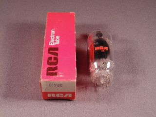 1 6js6c Rca By Ge Cb Ham Hifi Tv Radio Amplifier Vintage Vacuum Tube Code Hk Nos