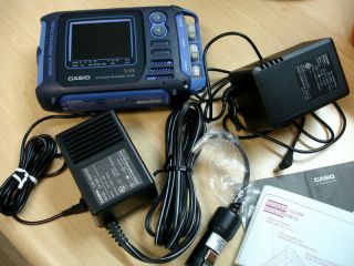 Vintage Casio Sy - 30b Lcd Color Portable Splashproof Tv Plus Ac & Dc Adapter