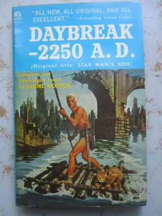 Paperback - Daybreak - 2250 A.  D.  By Andre Norton - Ace Books Pb D534
