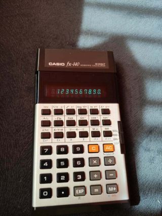 Vintage Casio Fx - 140 Scientific Calculator