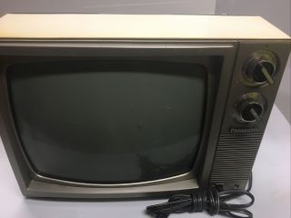 Panasonic 12 " Black & White Television Tr 1214t As - Is Repair Needed