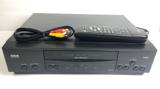 Rca Vr622hf Vcr 4 - Head Hi - Fi Vhs Player Recorder Great With Remote