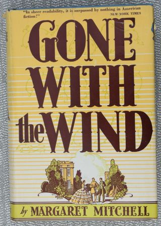 Gone With The Wind,  Dust Jacket Margaret Mitchell February 1945