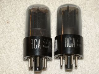 2 X 12sn7gt Rca Tube Smoked Glass Very Strong (2 Offers Available)