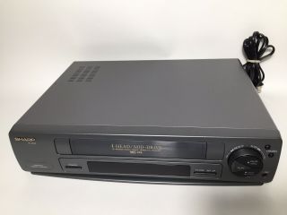 Sharp Vc - A542u Video Cassette Recorder Player 4 - Head Vcr And Great Shape
