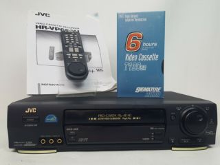 Jvc Video Cassette Recorder Hr - Vp676u Vcr 4 Head With Remote.  Fully