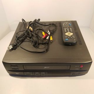 Zenith Vrm4120 Vcr Vhs Video Cassette Recorder 4 Head With Remote
