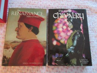 The Age Of Chivalry & The Renaissance 2 Volume Box Set National Geographic 1970
