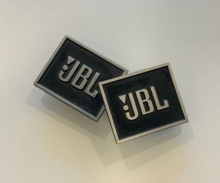 Jbl L - 100 Century Speaker Grille Logos (metal) Also Fit Other Models L36 L300