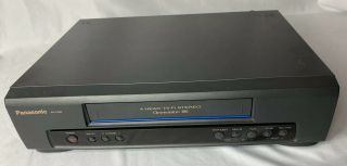 Panasonic Pv - 7450 Stereo Hi - Fi Vhs Vcr Recorder (no Remote)