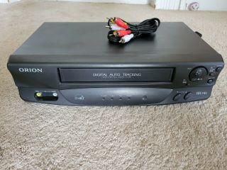 Orion Vr213 Vhs Vcr Recorder Player -,  Cleaned Fully Functional With Av