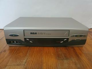 Rca Vr637hf Accusearch Vcr Vhs Tape Player 4 Head Hi - Fi Stereo