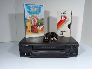 Orion Vr213 Vcr Player Vhs Video Cassette Recorder - 4 Head,  - No Remote