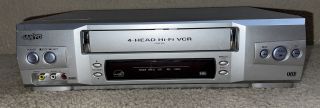 Sanyo Vcr Vwm - 800 4 Head Hi - Fi Vhs Player Video Cassette Recorder