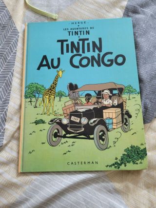 Tintin Au Congo 1974 Edition Rare