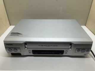 Sanyo Vcr Vwm - 800 4 Head Hi - Fi Vhs Player Video Cassette Recorder No Remote