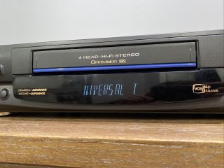 Panasonic Omnivision VCR 4 Head HI - FI VHS Player PV - 9662 VCR Plus 2