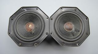 Cone Midrange Speakers Philips Ad5060/sq8 From A Heathkit As - 1348