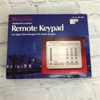 Vintage Radio Shack Safe House Digital Keypad 49 484 Remote Keypad