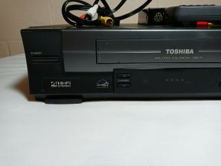 Toshiba W512 VHS VCR with remote Good and 2