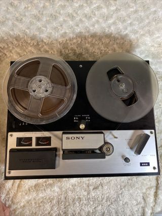 Vintage Sony Tapecorder Tc - 250a Reel - To - Reel Tape Player