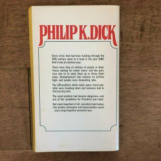 The Crack in Space by Philip K.  Dick,  1966 Ace Paperback, 3