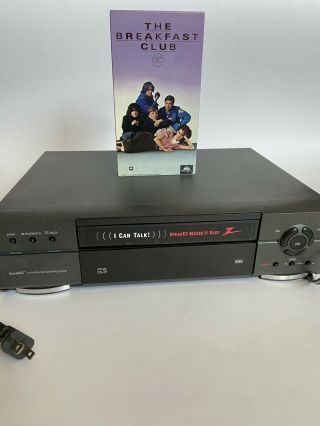 Zenith Speakez Vrc420 Video Cassette Recorder Vcr Player W/movie.