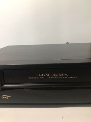Optimus Model 201 VCR VHS Player 4 Head Hi - Fi Stereo - No Remote 3