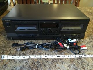 Technics Rs - Tr212 Stereo Double Cassette Tape Deck,  Great.