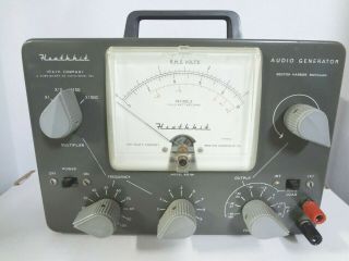 Heathkit Audio Generator Model Ag - 9a