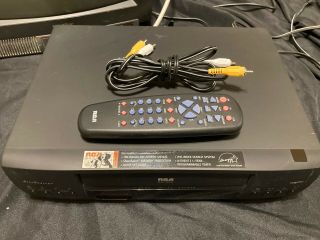 Rca Vr636hf 4 - Head Vcr Vhs Player And Remote Stereo Hifi