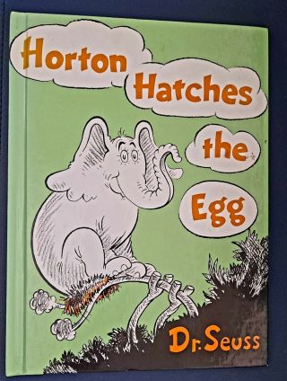 Vintage 1940/1968 Dr.  Seuss Horton Hatches The Egg Book