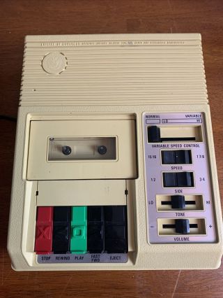 Library Congress Cassette Tape Player For Blind Handicapped Model C - 1 For Repair
