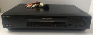 Sony Slv - N99 Hi - Fi Stereo Vcr,  Vhs Player,  Video Cassette Player