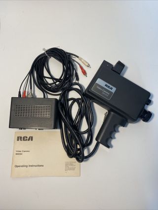 Rca Bw 003 Video Camera 1978 With Power Supply
