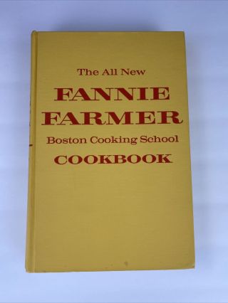 The All Fannie Farmer Boston Cooking School Cookbook Great Shape Hardcover