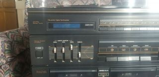 Vntage QUASAR Audio System CS7 Turntable AM/FM 2 Cassette 34907 2