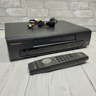 Panasonic Pv - 7401 Omnivision 4 Head Vcr With Remote Cables