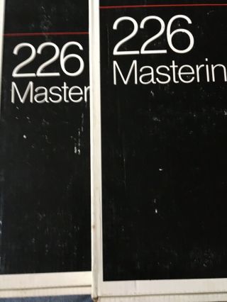 (2 Qty. ) 226 3m Studio Mastering Tape 1/2”x 2500’.  Price Is For 2.