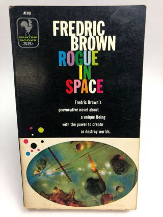 Rogue In Space Fredric Brown Bantam Science Fiction 1st Printing