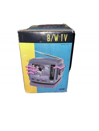 5 " Electro Brand,  B/w Tv With Am/fm Radio,  Portable,  3 Way Power,  327m