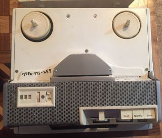 3M Wollensak Reel To Reel Tape Recorder & Player Model W/ Cover 1500 SS Sn3718 2