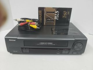 Admiral Jsj - 20451 Vhs Vcr Player Recorder No Remote