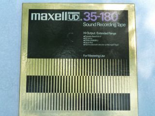 Maxell (ud) Ultra Dynamic 10.  5 " Sound Recording Reel - To - Reel Tape