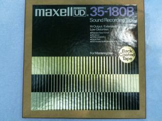 Maxell (ud) Ultra - Dynamic 10.  5 " Sound Recording Tape Reel - To - Reel