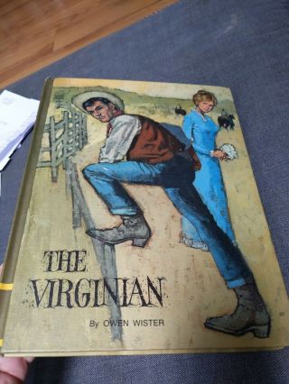 The Virginian Vintage Book 1968 By Owen Wister Pre - Owned