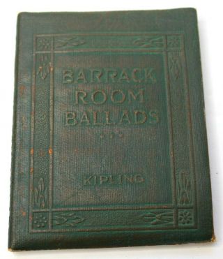 Vintage Little Leather Library Book - Barrack Room Ballads - Rudyard Kipling