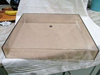 Vintage Dual 1237 Stereo Turntable Dust Cover Vg Cond