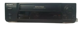 Sony Da Pro 4 - Head Digital Auto Track Vcr Vhs Player Recorder Slv - 340 S